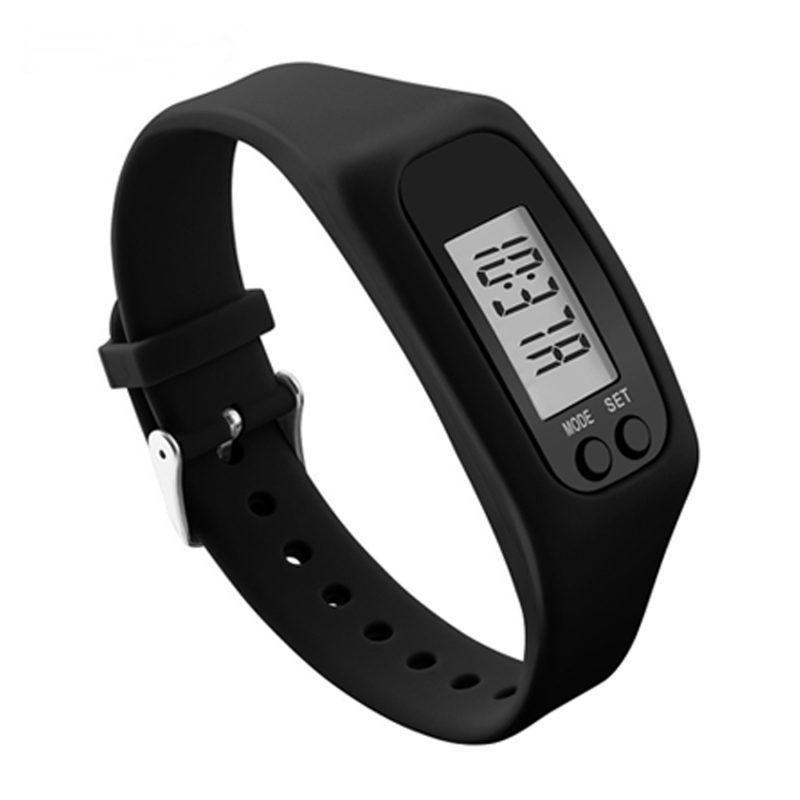 Multi-functional Silicone Pedometer Watch - 8