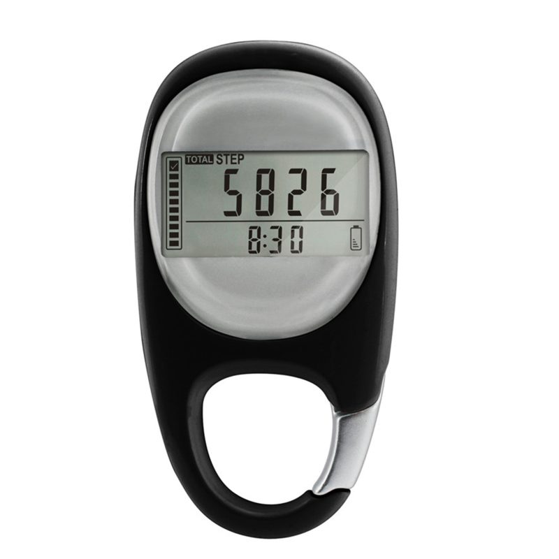 3D Tracker Carabiner Pedometer - 3