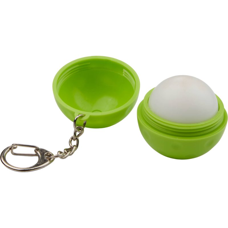 Recycled-Pickleball-SPF15-Lip-Balm-Keychain-SM-1730 Recycled Pickleball SPF15 Lip Balm Keychain