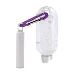 1.9 oz Clear Sanitizer with Carabiner attached to SPF 15 Lip Balm - 3