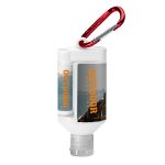 1.9 oz Duo Bottle SPF 30 Sunscreen + SPF 15 Lip Balm + Carabiner - 8