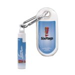 1.9 oz SPF 30 Sunscreen with Carabiner and SPF 15 Lip Balm in White Tube with Hook Cap - 1