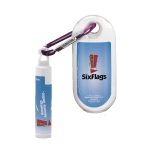 1.9 oz SPF 30 Sunscreen with Carabiner and SPF 15 Lip Balm in White Tube with Hook Cap - 3