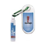 1.9 oz SPF 30 Sunscreen with Carabiner and SPF 15 Lip Balm in White Tube with Hook Cap - 4