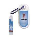 1.9 oz SPF 30 Sunscreen with Carabiner and SPF 15 Lip Balm in White Tube with Hook Cap - 5