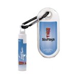 1.9 oz SPF 30 Sunscreen with Carabiner and SPF 15 Lip Balm in White Tube with Hook Cap - 6