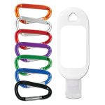 1 Oz. Girona Unscented Hand & Body Lotion Flip-top Tottle Bottle with Carabiner - 1