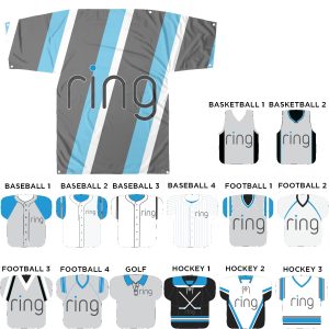 22" X 23" Jersey Shaped Cooling Towel