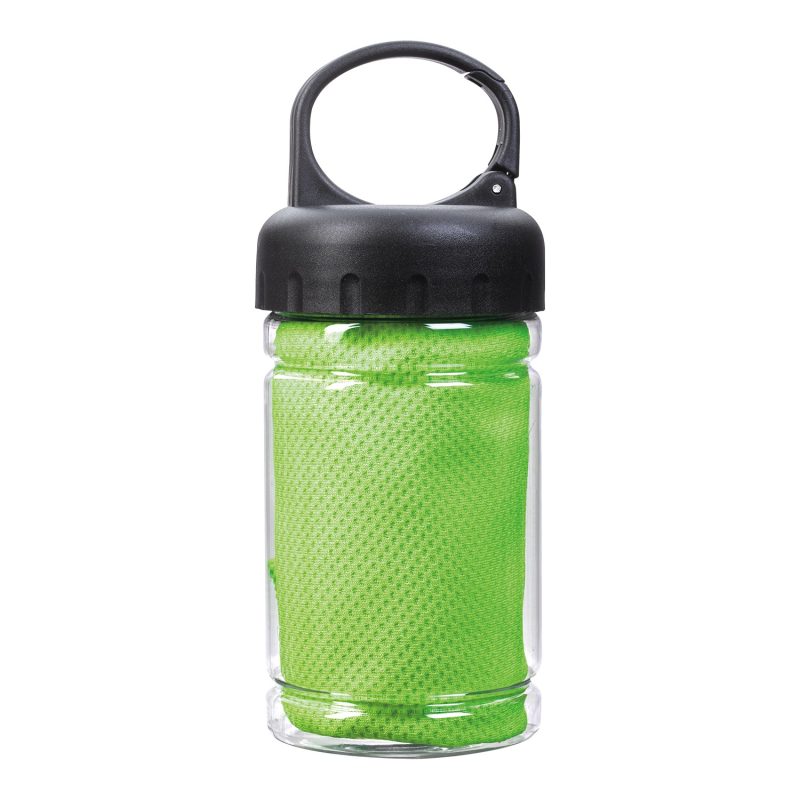 Carabiner Bottle with Cooling Towel - 1