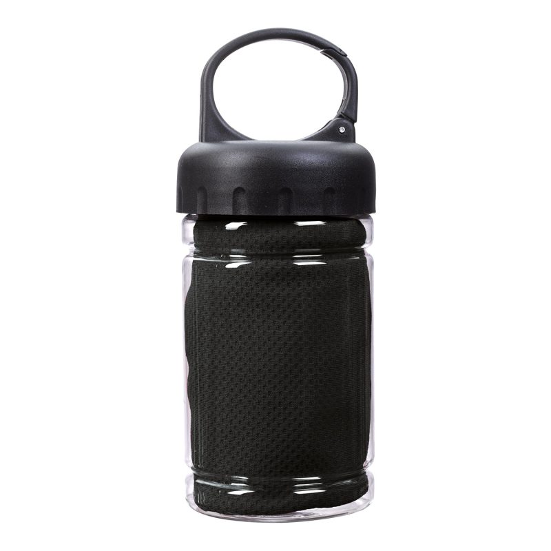Carabiner Bottle with Cooling Towel - 2