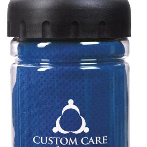 Carabiner Bottle with Cooling Towel