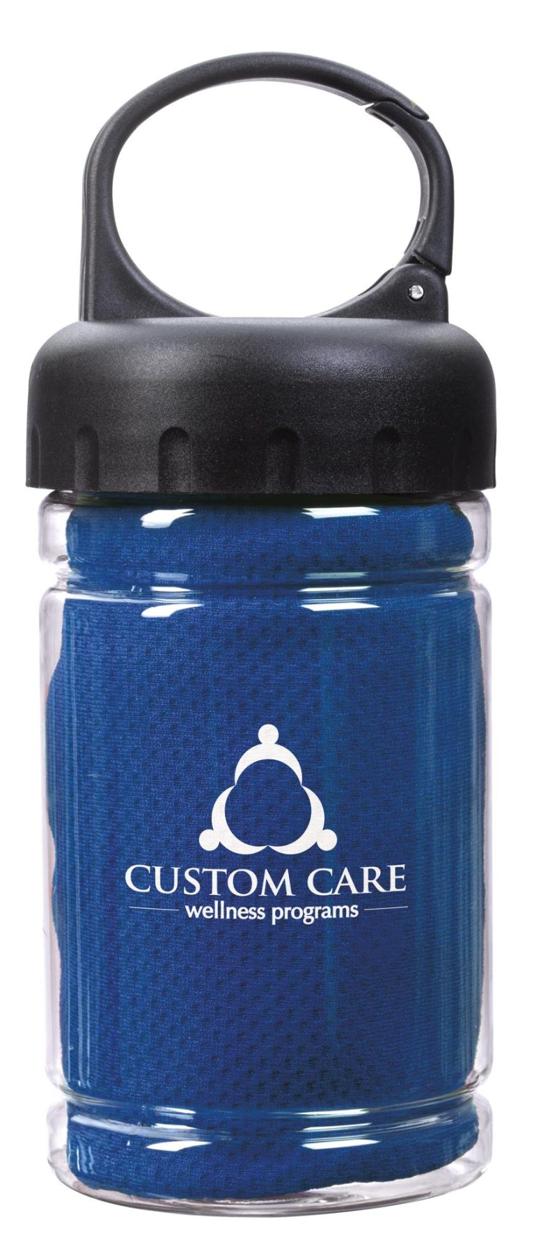Carabiner Bottle with Cooling Towel