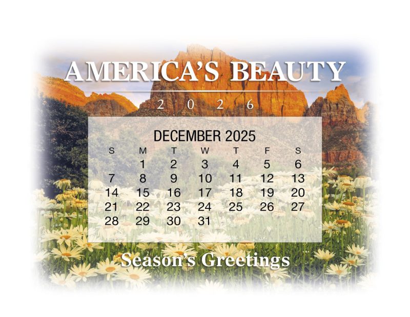 Triumph® Calendars America's Beauty Desk Calendar - 5