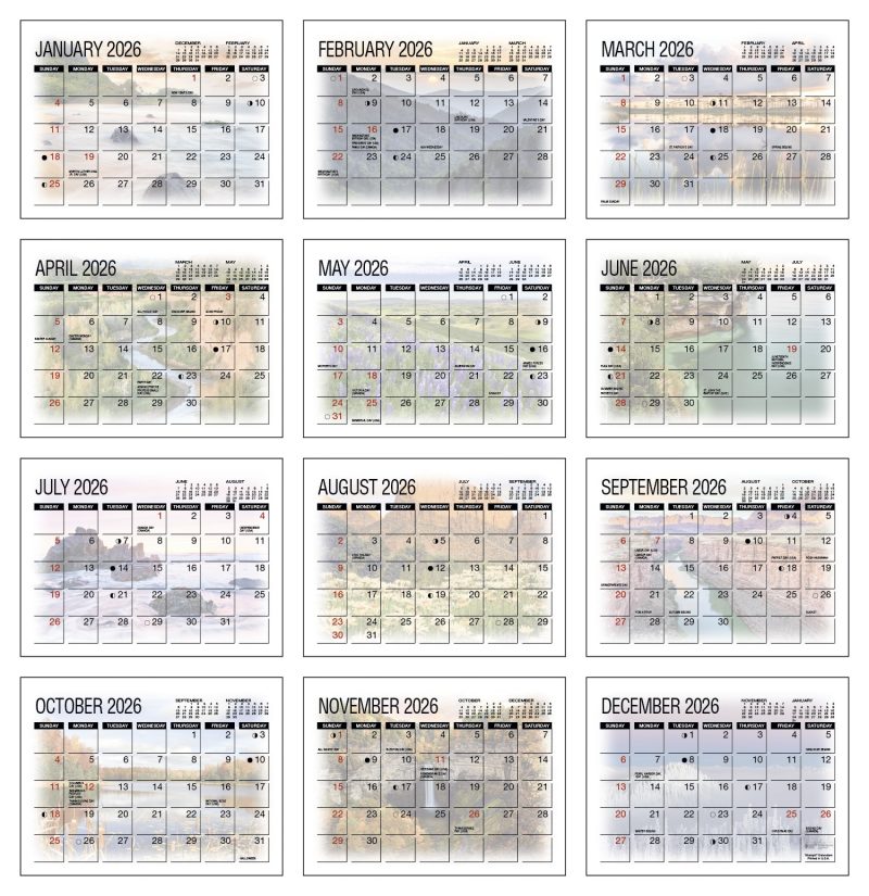 Triumph® Calendars America's Beauty Desk Calendar - 6