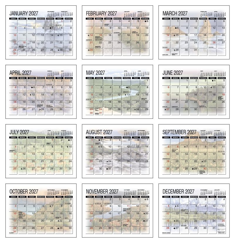Triumph® Calendars America's Beauty Desk Calendar - 7