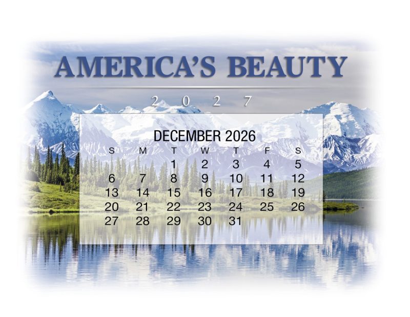 Triumph® Calendars America's Beauty Desk Calendar - 9