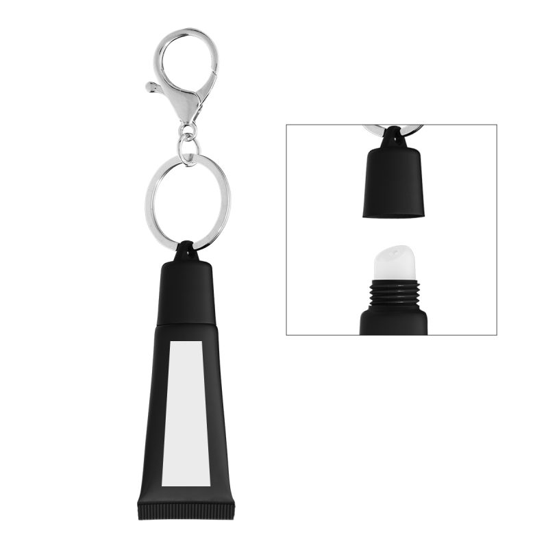 Squeeze Tube Lip Moisturizer With Key Ring - 1