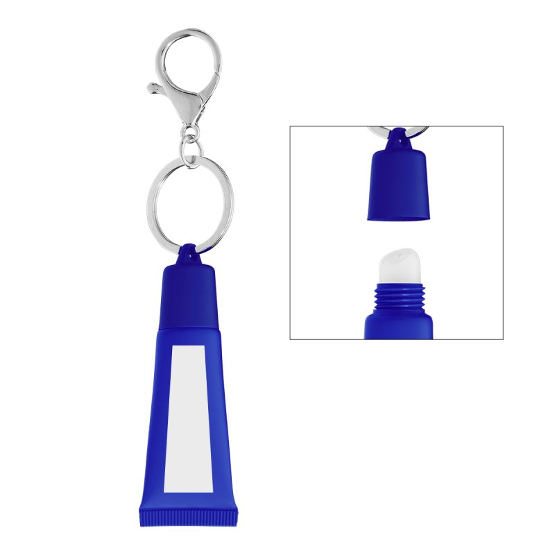 Squeeze Tube Lip Moisturizer With Key Ring - 3