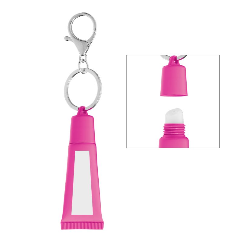 Squeeze Tube Lip Moisturizer With Key Ring - 5
