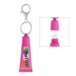 Squeeze Tube Lip Moisturizer With Key Ring - 6