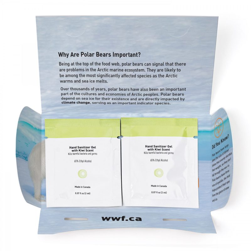 With Kiwi Scent And Large Customizable Sleeve 0 07 Fl Oz / 2 Ml Per Packet - 4