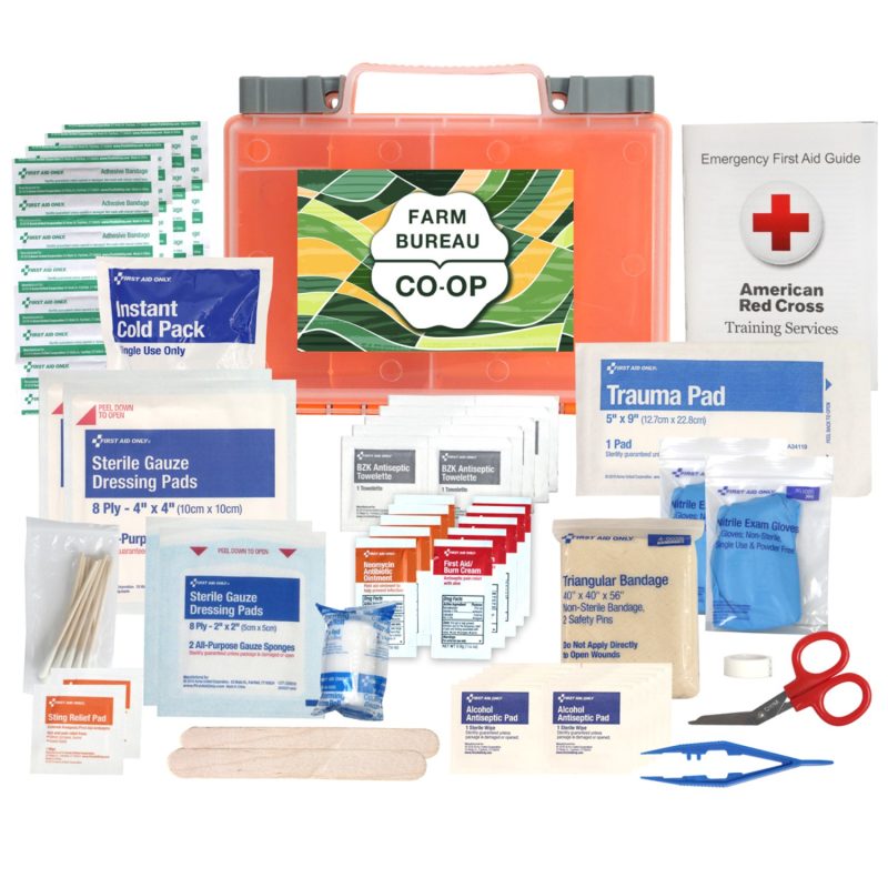Clear-Front-Cover-118-piece-First-Aid-Kit-COMF200 Clear Front Cover 118-piece First Aid Kit
