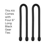 Nite Ize® Gear Tie Kit Black - 5