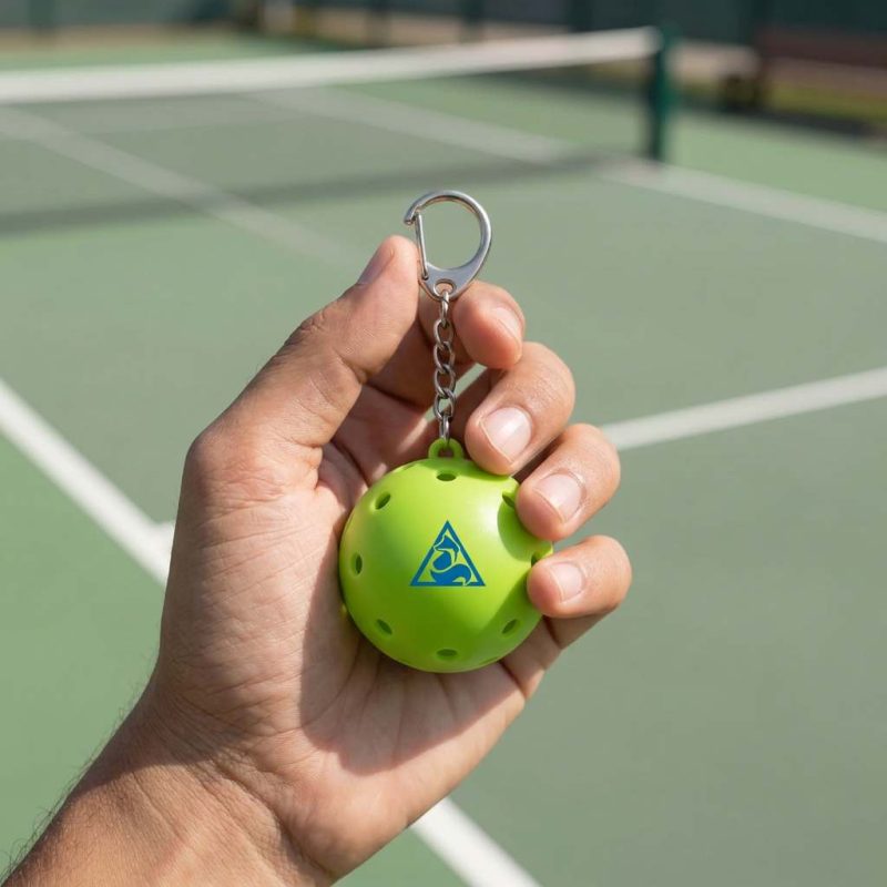 Recycled Pickleball SPF15 Lip Balm Keychain - 8