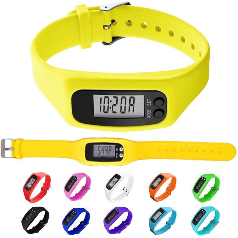 Silicone Pedometer Watch - 1