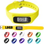 Silicone Pedometer Watch