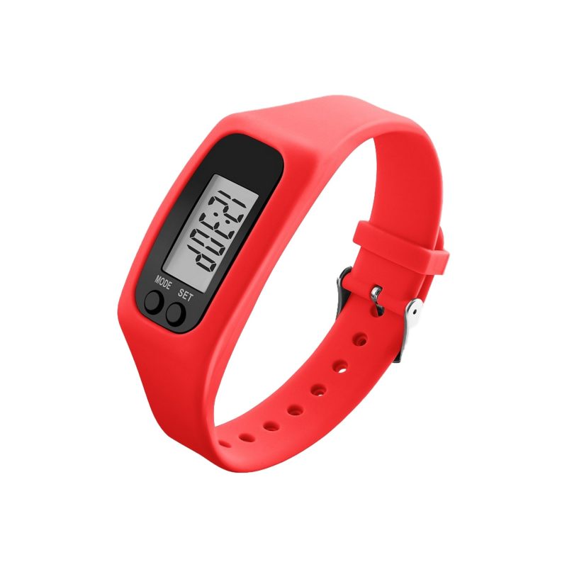 Silicone Pedometer Watch - 4