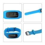Silicone Wrist Pedometer Fitness Tracker Watch W/ 4 Modes - 3