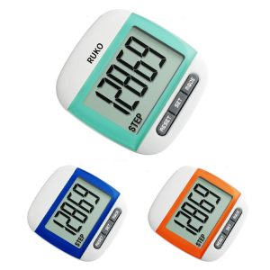 Waist-Clip Waterproof Multifunction Pedometer with Clock