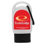 1 oz Color Cap Sanitizer with Carabiner - 5