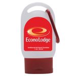 1 oz Color Cap Sanitizer with Carabiner - 7