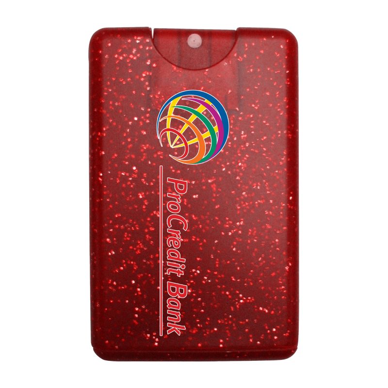 Awareness Tek Booklet with Bling Credit Card Antibacterial Hand Sanitizer - 5