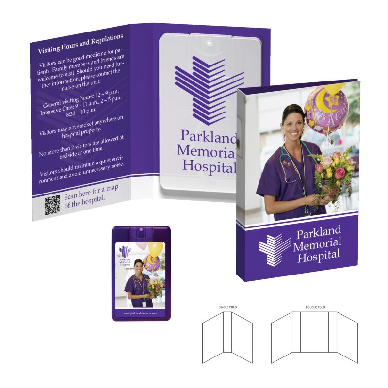 Awareness Tek Booklet with Sanitizer - 1