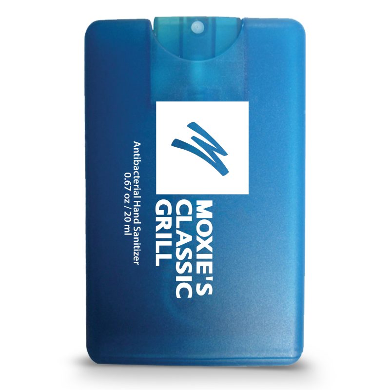 Credit Card Style Antibacterial Hand Sanitizer Spray - 5