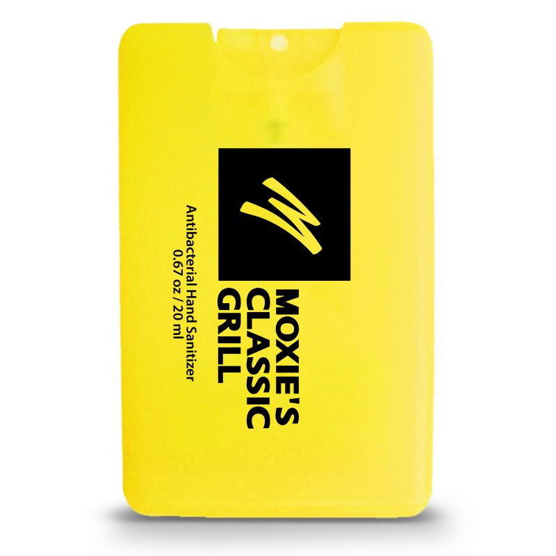 Credit Card Style Antibacterial Hand Sanitizer Spray - 7