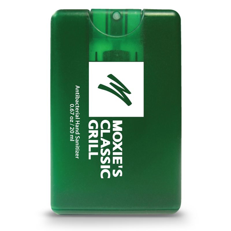 Credit Card Style Antibacterial Hand Sanitizer Spray - 8