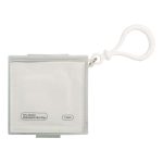 Individual Wet Wipes in Square Plastic Container & Carabiner - 1