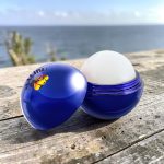 Metallic Finish Round Lip Balm