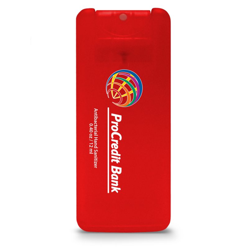 Mini Credit Card Style Antibacterial Hand Sanitizer Spray - 6