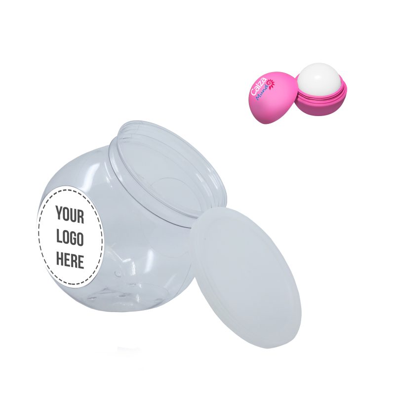 Mini-Fish-Bowl-with-TEK-OS-Round-Lip-Balm-KIT304-CB300 Mini Fish Bowl with TEK-OS Round Lip Balm