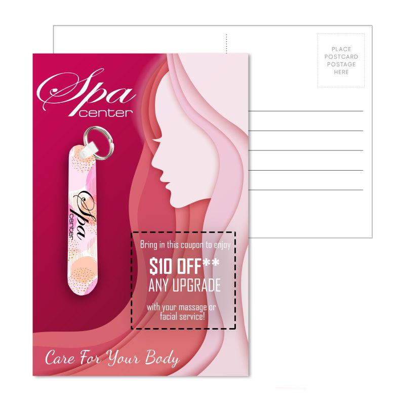 Post-Card-with-35-Nail-File-With-Keyring-PC-NF102 Post Card with 3.5" Nail File With Keyring