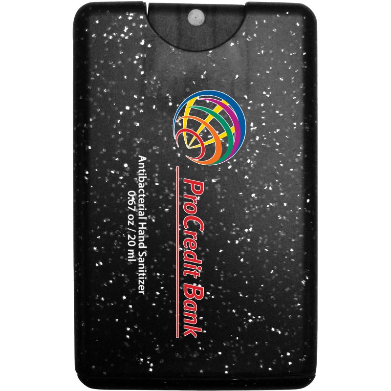 Sparkle/Bling Credit Card Antibacterial Hand Sanitizer - 4