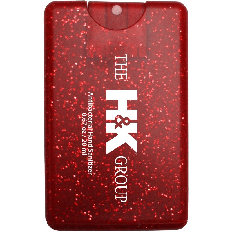 Sparkle/Bling Credit Card Antibacterial Hand Sanitizer - 7