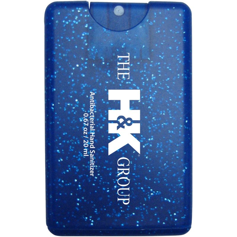 Sparkle/Bling Credit Card Antibacterial Hand Sanitizer - 9
