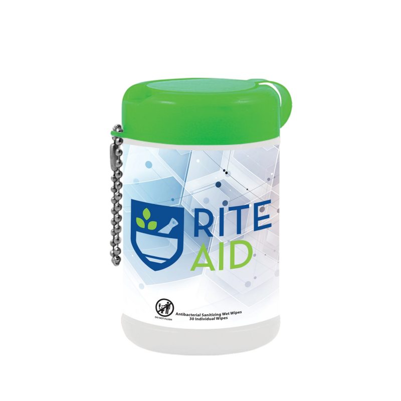 Tek-Wipes Antibacterial Wet Wipes 30 Individual Wipes - 6
