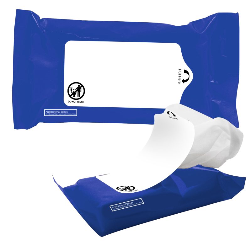 Tek-Wipes Antibacterial Wet Wipes in Pouch w/15 Individual Wipes - 1